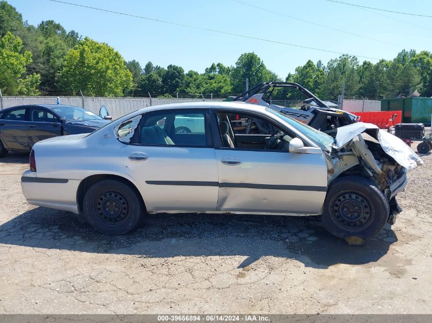 2004 Chevrolet Impala VIN: 2G1WF52E249126962 Lot: 39656894