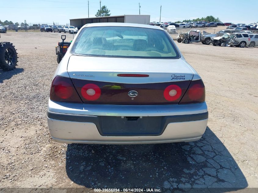 2004 Chevrolet Impala VIN: 2G1WF52E249126962 Lot: 39656894