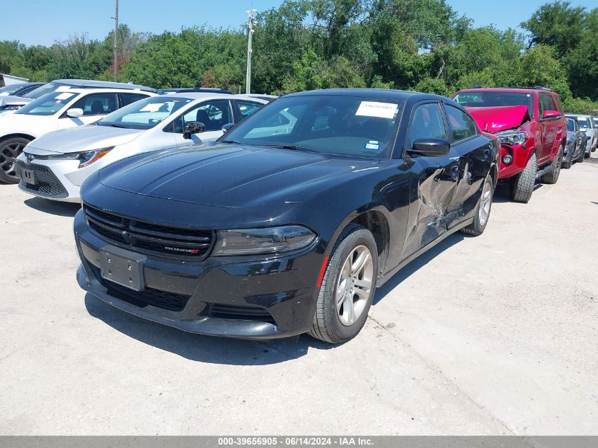 2023 Dodge Charger Sxt VIN: 2C3CDXBG7PH530691 Lot: 39656905