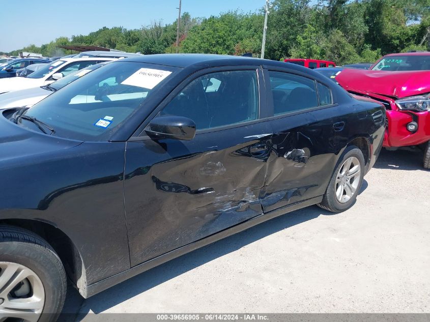 2023 Dodge Charger Sxt VIN: 2C3CDXBG7PH530691 Lot: 39656905