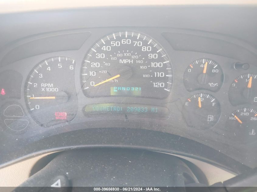 2003 Chevrolet Tahoe Lt VIN: 1GNEK13Z53J293237 Lot: 39656930