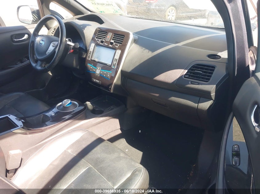 2013 Nissan Leaf Sl VIN: 1N4AZ0CPXDC413928 Lot: 39656935