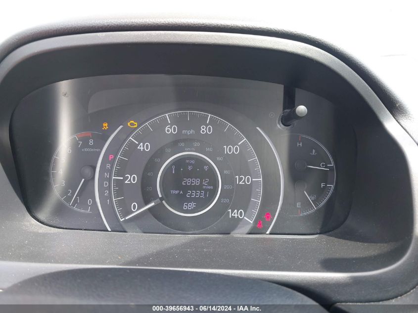 2013 Honda Cr-V Ex-L VIN: 5J6RM4H73DL037563 Lot: 39656943