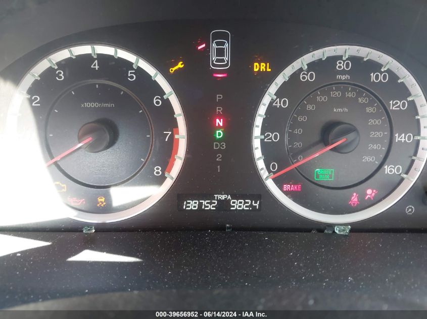 2011 Honda Accord 2.4 Se VIN: 1HGCP2F68BA139825 Lot: 39656952