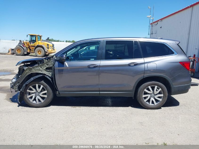 2019 Honda Pilot Ex-L VIN: 5FNYF6H51KB089179 Lot: 39656976