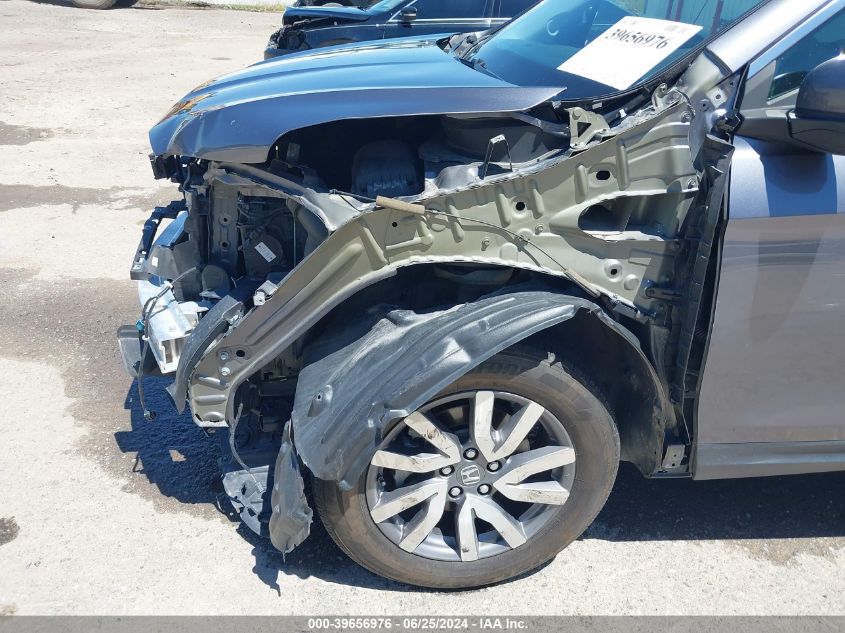 2019 Honda Pilot Ex-L VIN: 5FNYF6H51KB089179 Lot: 39656976