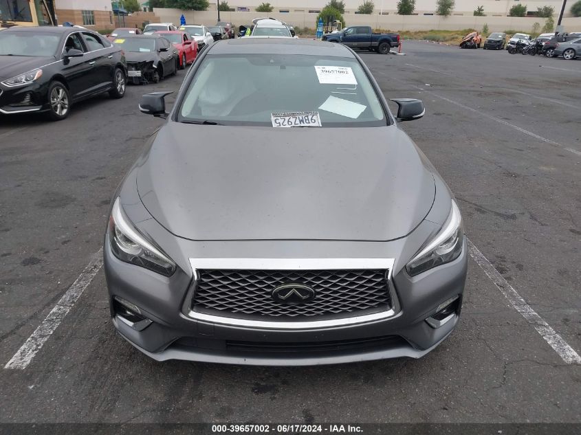 2019 Infiniti Q50 3.0T Luxe VIN: JN1EV7APXKM513086 Lot: 39657002