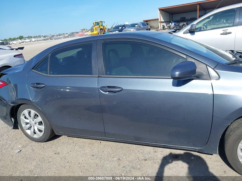 2016 Toyota Corolla L/Le/Le Pls/Prm/S/S Pls VIN: 2T1BURHE1GC690617 Lot: 39657009