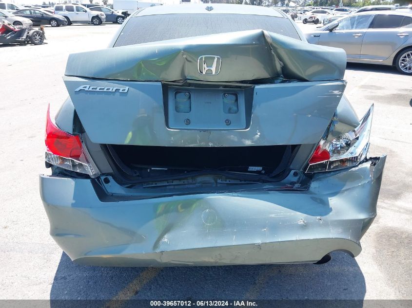 2010 Honda Accord 2.4 Ex-L VIN: 1HGCP2F85AA047930 Lot: 39657012