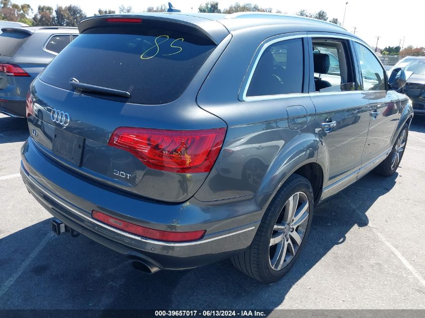 2015 Audi Q7 3.0T Premium VIN: WA1LGAFE4FD006686 Lot: 39657017