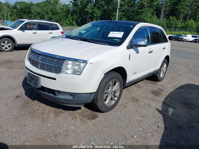 2010 Lincoln Mkx VIN: 2LMDJ8JC1ABJ23618 Lot: 39657019