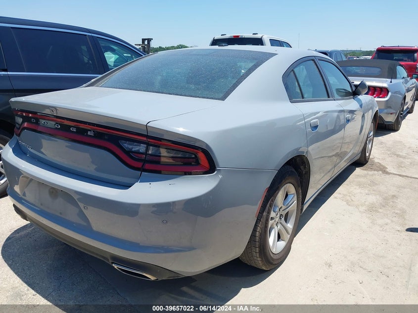 2022 Dodge Charger Sxt Rwd VIN: 2C3CDXBG2NH169142 Lot: 39657022