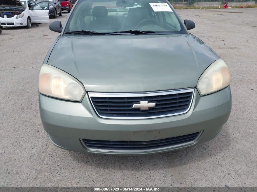 2006 Chevrolet Malibu Ls VIN: 1G1ZS53856F167470 Lot: 39657029