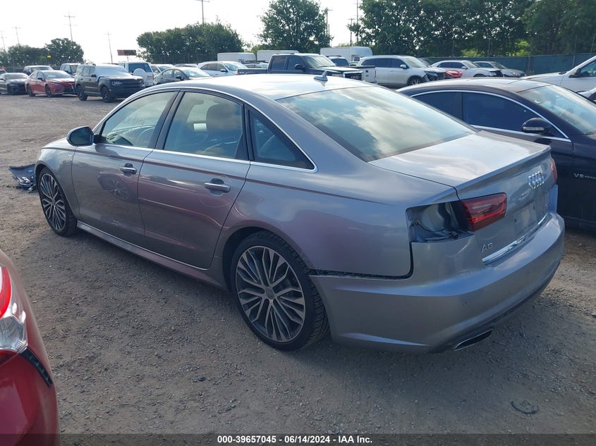 2016 Audi A6 3.0T Premium Plus VIN: WAUFGAFC9GN100699 Lot: 39657045