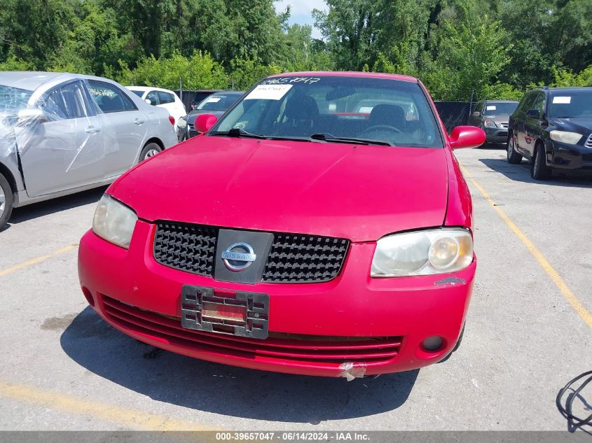 2006 Nissan Sentra 1.8S VIN: 3N1CB51D66L635406 Lot: 39657047