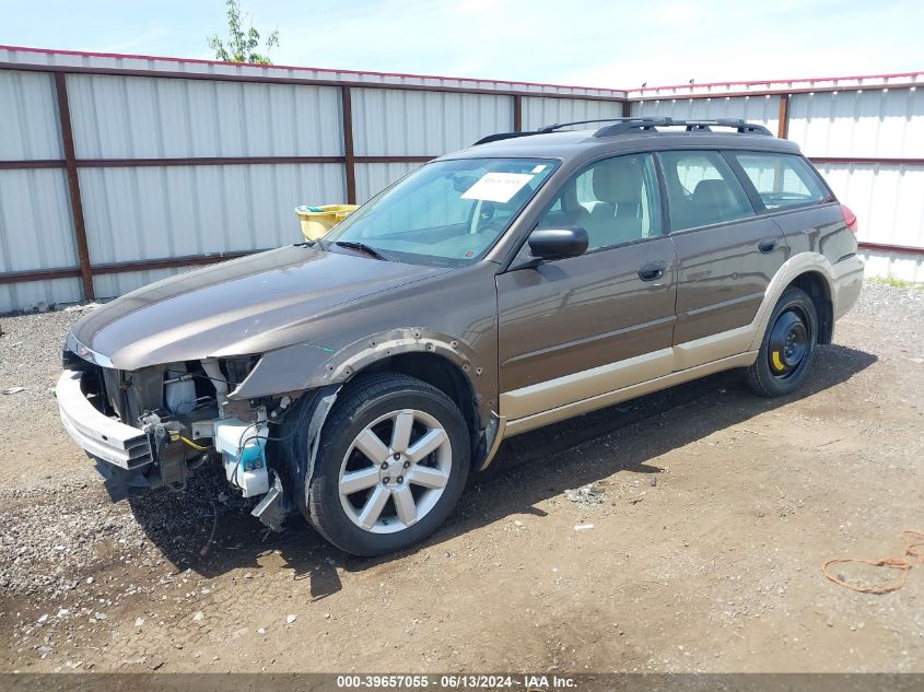 2008 Subaru Outback 2.5I/2.5I L.l. Bean Edition VIN: 4S4BP61C487356370 Lot: 39657055