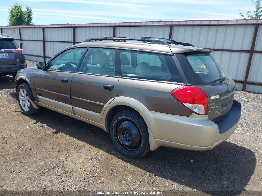 2008 Subaru Outback 2.5I/2.5I L.l. Bean Edition VIN: 4S4BP61C487356370 Lot: 39657055