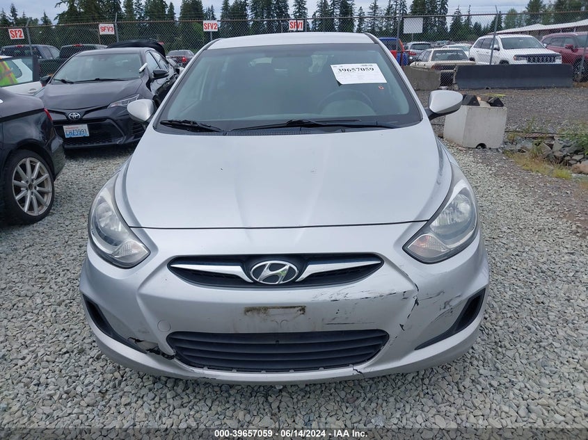 2012 Hyundai Accent Gs VIN: KMHCT5AE5CU034262 Lot: 39657059