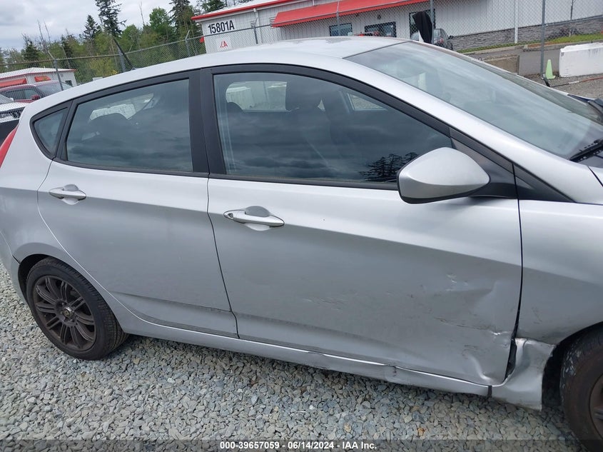 2012 Hyundai Accent Gs VIN: KMHCT5AE5CU034262 Lot: 39657059