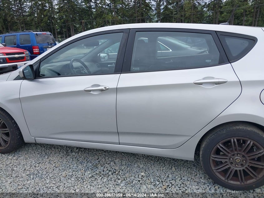 2012 Hyundai Accent Gs VIN: KMHCT5AE5CU034262 Lot: 39657059