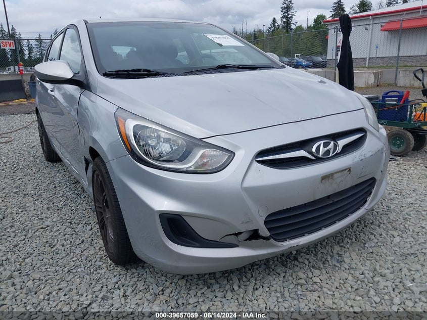 2012 Hyundai Accent Gs VIN: KMHCT5AE5CU034262 Lot: 39657059