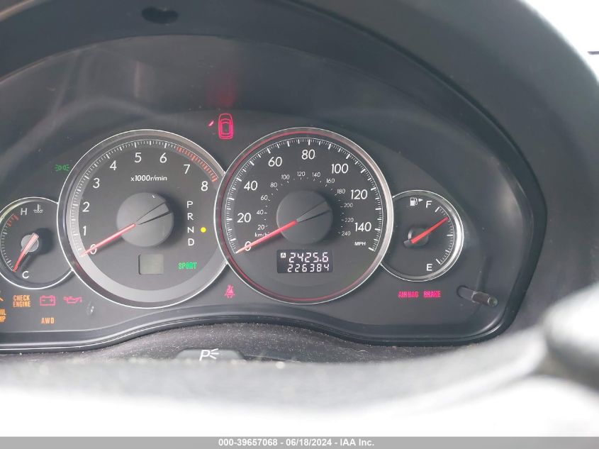 2009 Subaru Legacy 2.5I VIN: 4S3BL616997231716 Lot: 39657068