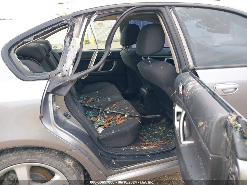 2009 Subaru Legacy 2.5I VIN: 4S3BL616997231716 Lot: 39657068