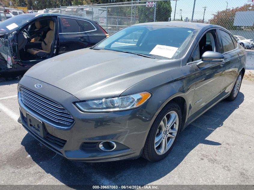 2016 Ford Fusion Hybrid Se VIN: 3FA6P0LUXGR385393 Lot: 39657083