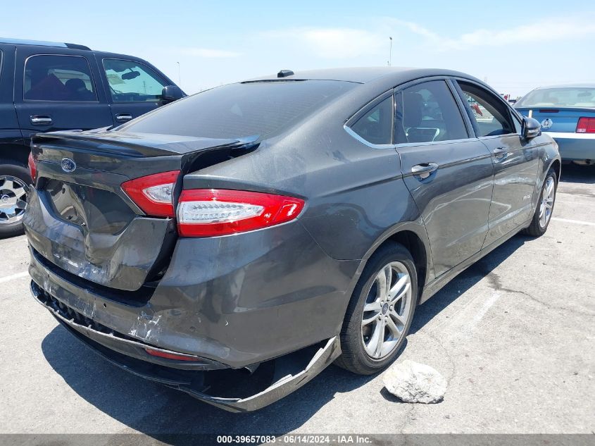 2016 Ford Fusion Hybrid Se VIN: 3FA6P0LUXGR385393 Lot: 39657083