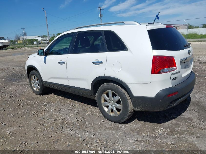 2011 Kia Sorento Lx VIN: 5XYKT3A12BG048377 Lot: 39657095