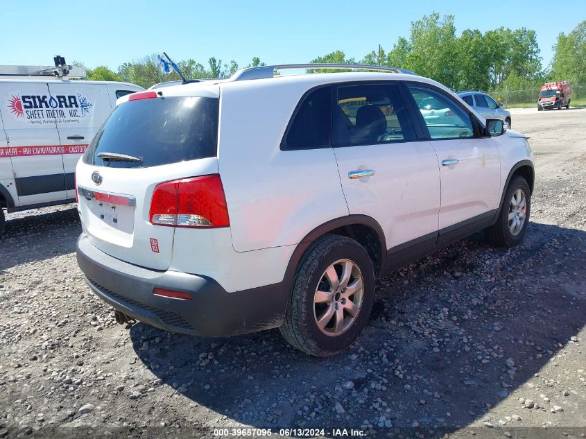 2011 Kia Sorento Lx VIN: 5XYKT3A12BG048377 Lot: 39657095