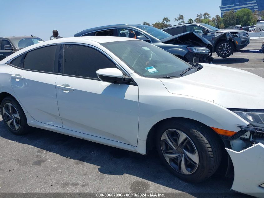 2020 Honda Civic Lx VIN: 2HGFC2F64LH595333 Lot: 39657096