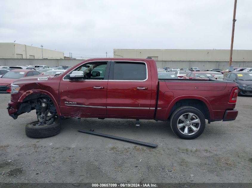 2021 Ram 1500 Limited 4X4 5'7 Box VIN: 1C6SRFHM5MN808871 Lot: 39657099