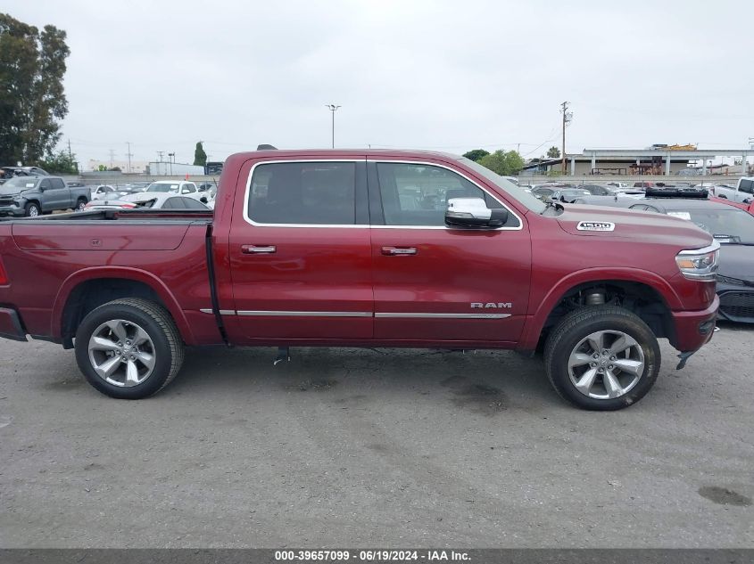 2021 Ram 1500 Limited 4X4 5'7 Box VIN: 1C6SRFHM5MN808871 Lot: 39657099