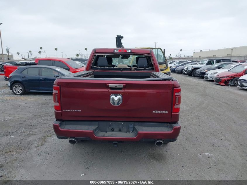 2021 Ram 1500 Limited 4X4 5'7 Box VIN: 1C6SRFHM5MN808871 Lot: 39657099