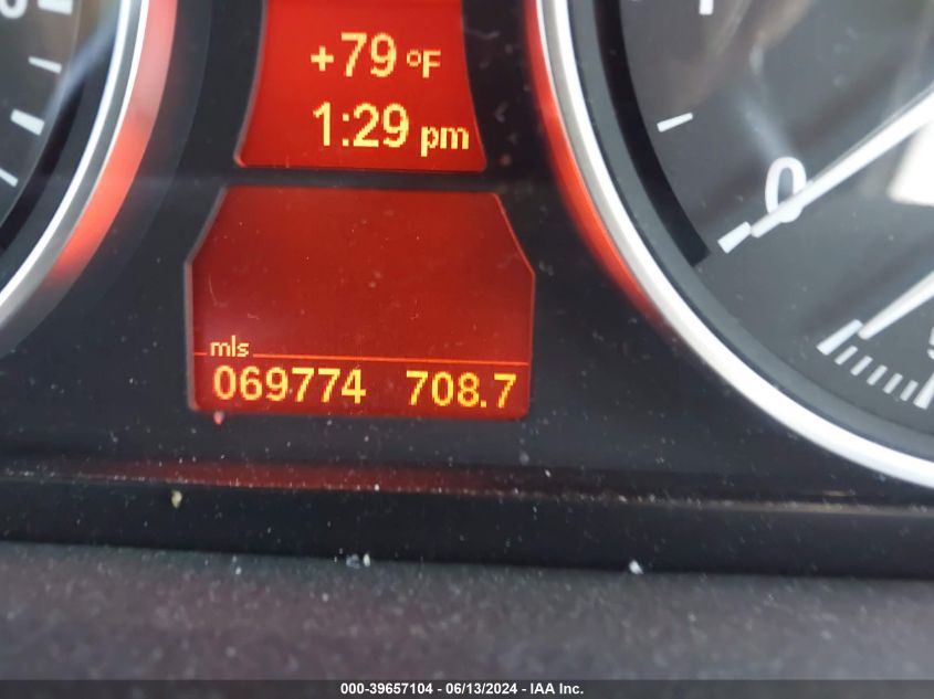 2009 BMW X5 xDrive30I VIN: 5UXFE43599L263673 Lot: 39657104