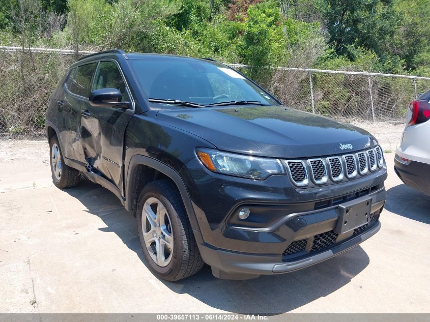 2024 Jeep Compass Latitude 4X4 VIN: 3C4NJDBN3RT604760 Lot: 39657113