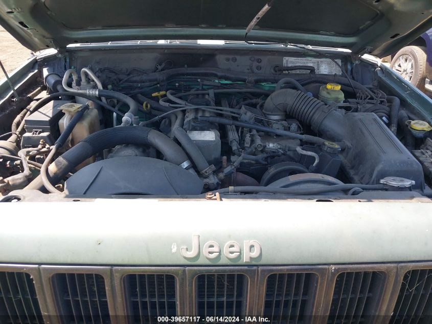 2000 Jeep Cherokee Se VIN: 1J4FF28S8YL250617 Lot: 39657117