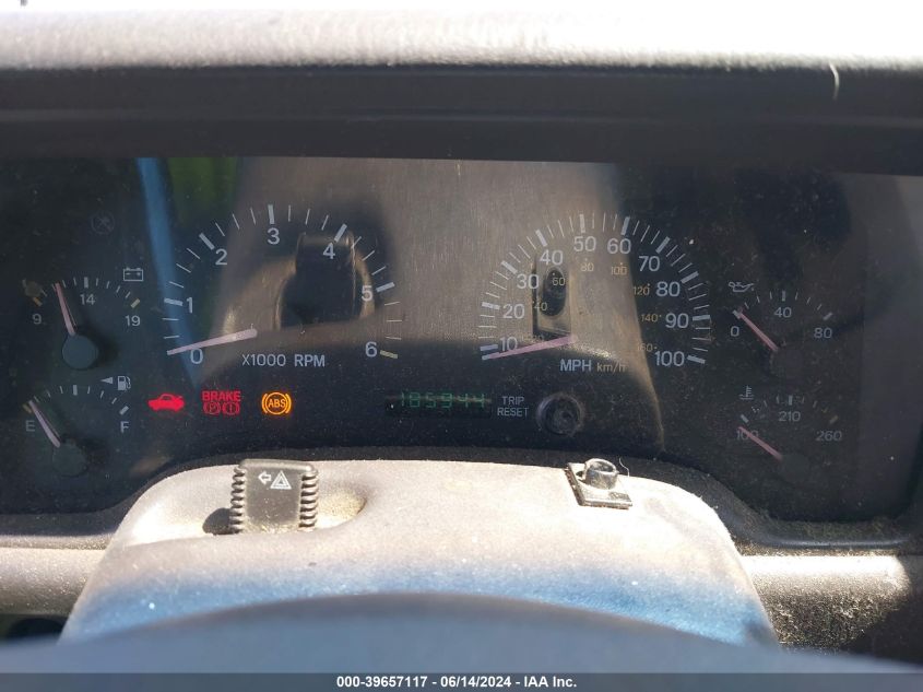 2000 Jeep Cherokee Se VIN: 1J4FF28S8YL250617 Lot: 39657117