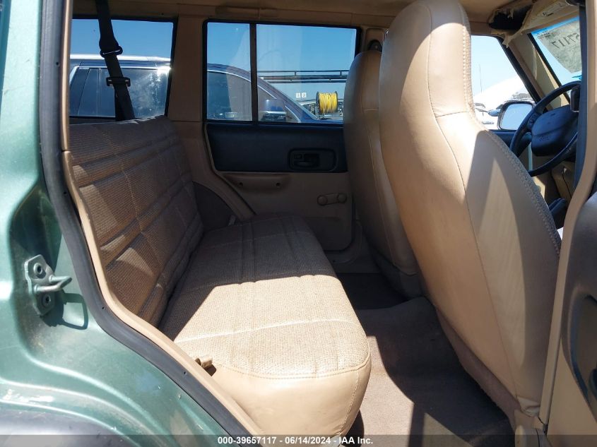 2000 Jeep Cherokee Se VIN: 1J4FF28S8YL250617 Lot: 39657117