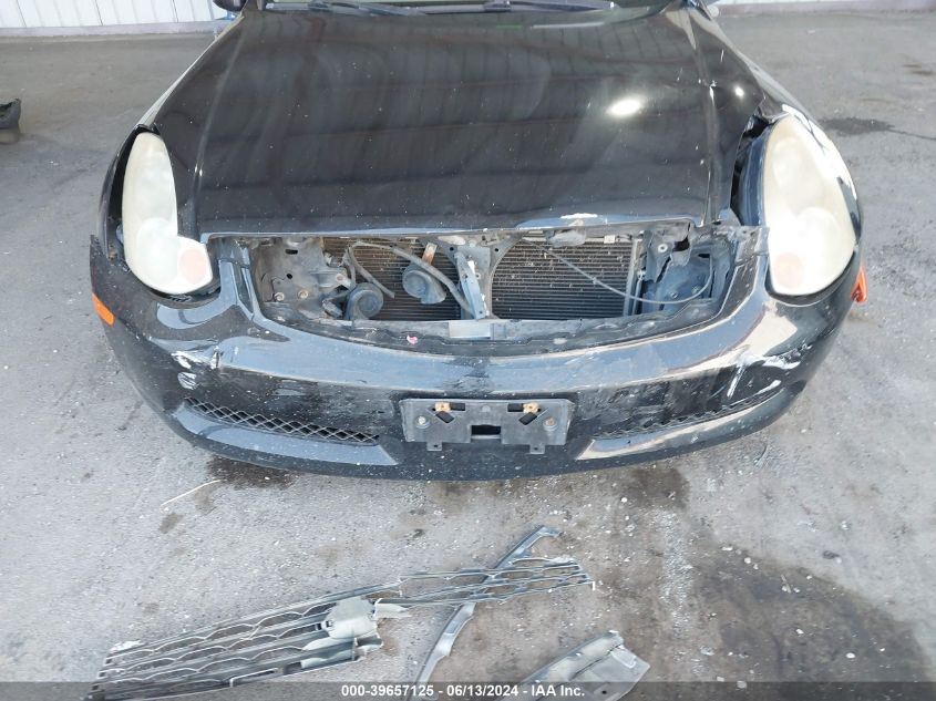 2003 Infiniti G35 Base W/Leather VIN: JNKCV54EX3M210893 Lot: 39657125