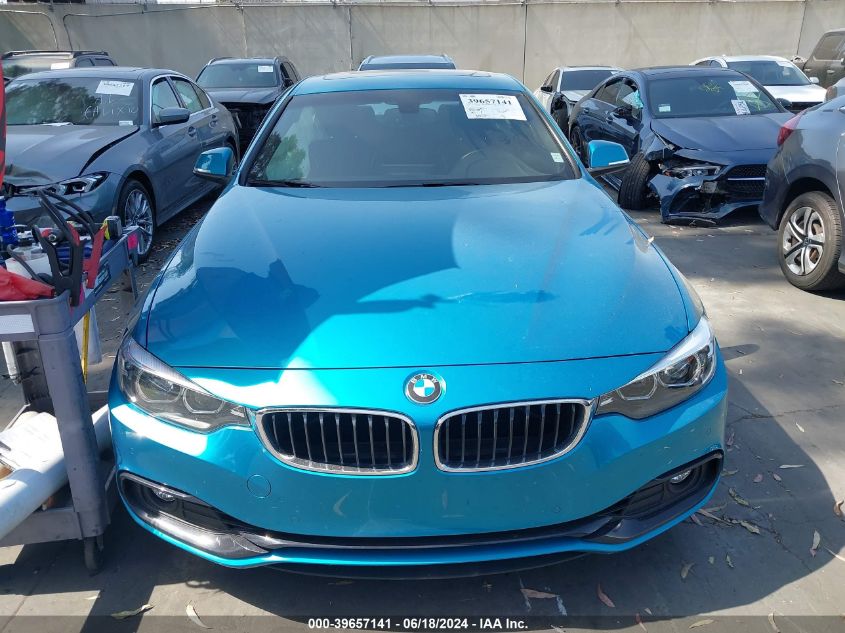 2018 BMW 430I VIN: WBA4W3C50JAB87230 Lot: 39657141