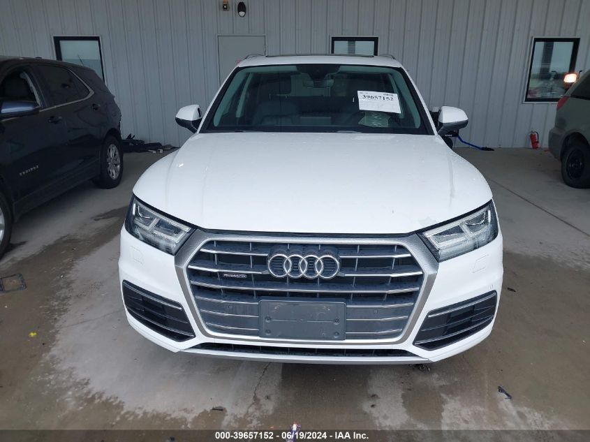 2018 Audi Q5 2.0T Premium/2.0T Tech Premium VIN: WA1BNAFY6J2002963 Lot: 39657152