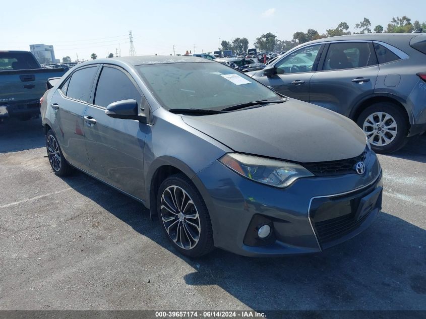 2015 TOYOTA COROLLA S PLUS - 5YFBURHE3FP360556