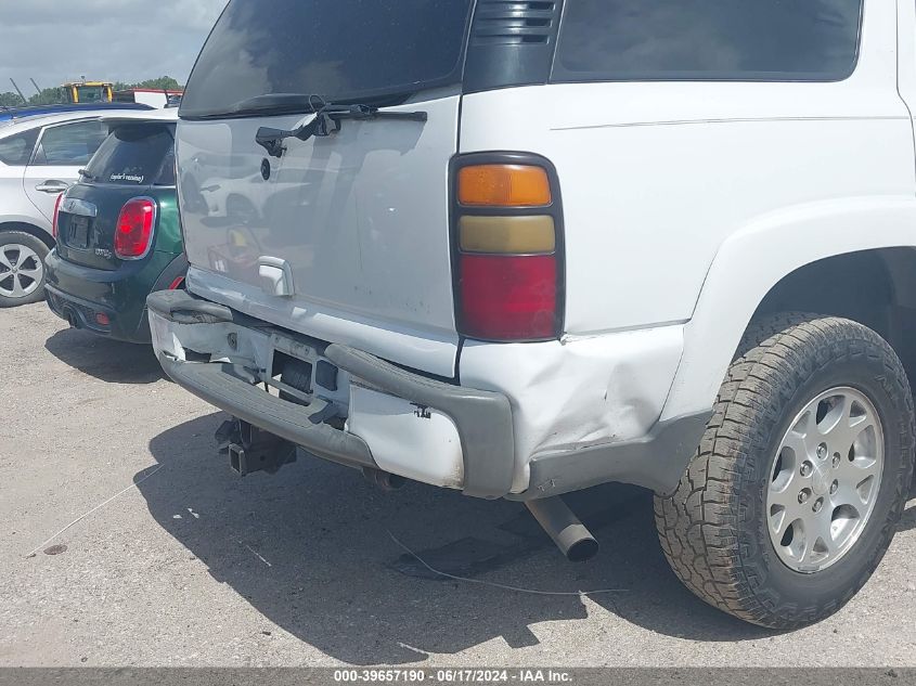 2005 Chevrolet Tahoe Z71 VIN: 1GNEK13T25R119478 Lot: 39657190