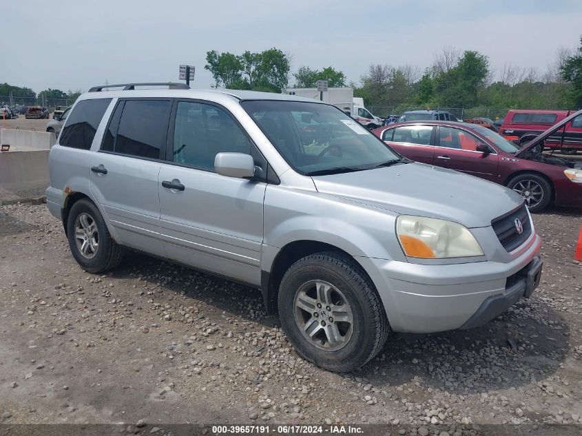 2004 Honda Pilot Ex VIN: 2HKYF18484H607688 Lot: 39657191