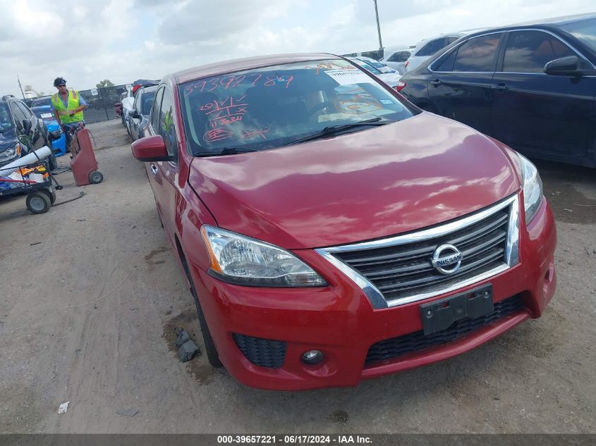 2014 Nissan Sentra Sr VIN: 3N1AB7AP8EL617629 Lot: 39657221