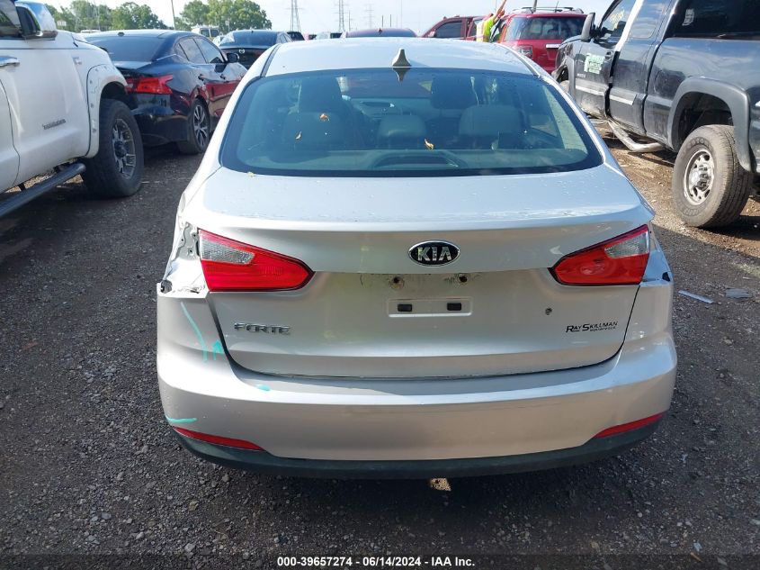 2014 Kia Forte Lx VIN: KNAFK4A68E5219312 Lot: 39657274