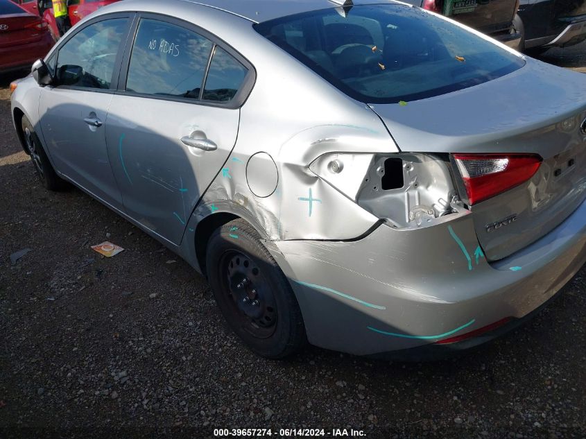 2014 Kia Forte Lx VIN: KNAFK4A68E5219312 Lot: 39657274