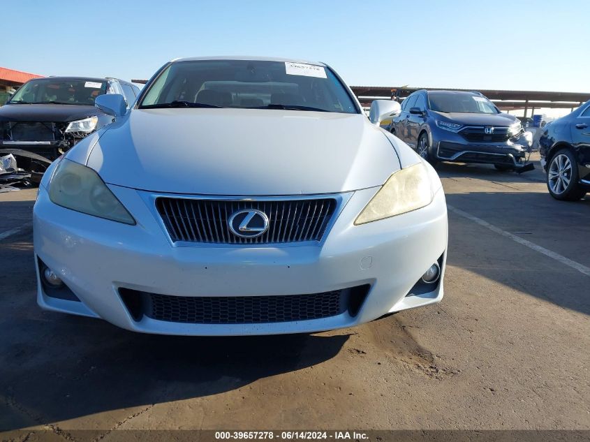 2011 Lexus Is 250 VIN: JTHBF5C27B5148216 Lot: 39657278